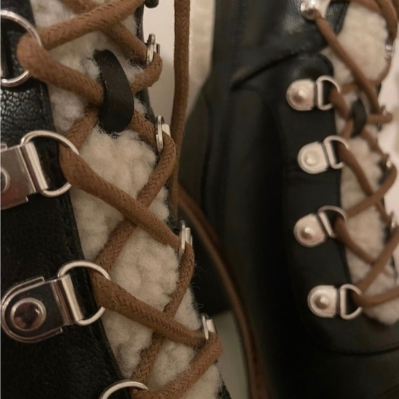 Nine West Peer Women's Sherpa Cuff Ankle Boots - Picture 2 of 9